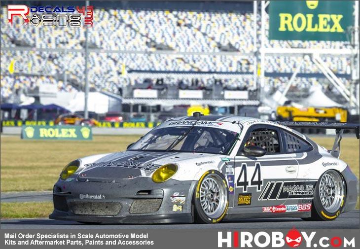 1:24 Porsche 911 GT3 #44 Rolex 24h Daytona 2012 Decals (Fujimi