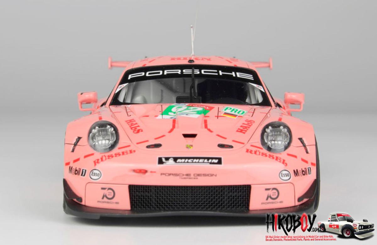 1/24 ポルシェ911ピンクピッグ自主制作 1:24 Porsche 911 992 LM 18 Pink Pig Model Kit | NU24040 | NUNU