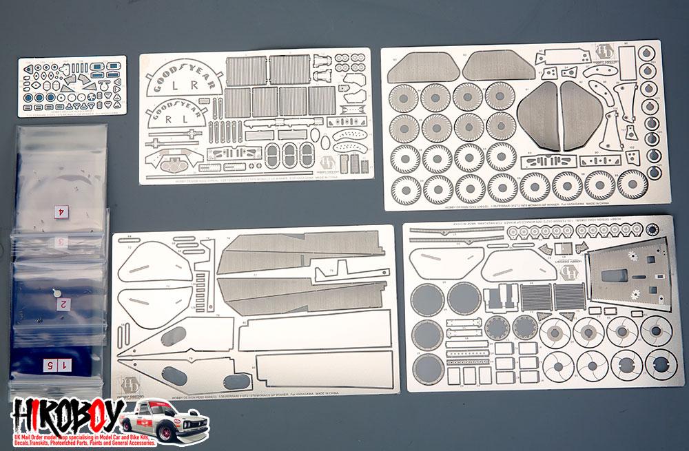 Hasegawa 1/20 Ferrari 312 T2 for etching parts plastic model parts QG31 