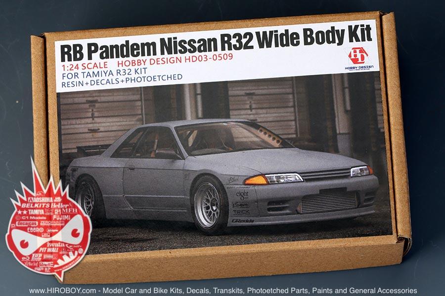 1 24 Rocket Bunny Pandem Nissan Skyline R32 Wide Body Kit Hd03 0509 Hd03 0509 Hobby Design