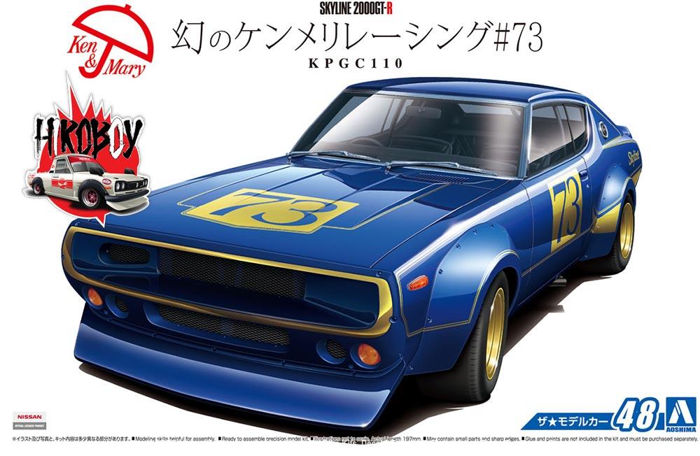 Hot Wheels - Nissan Skyline 2000GT-R LBWK & Fleet Flyer - Team Transport -  HRV45 - Premium Set of 2 - Metal/Metal - Real Riders - Lyberty Walk - 