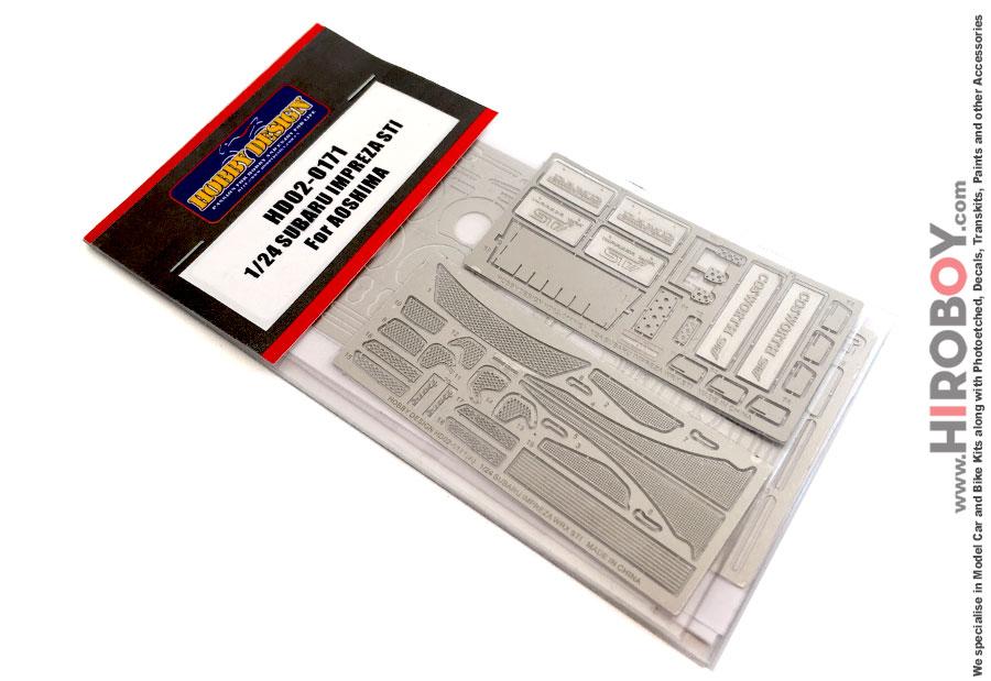 1:24 Subaru Impreza Sti Photoetch Detail-Up Set for Aoshima