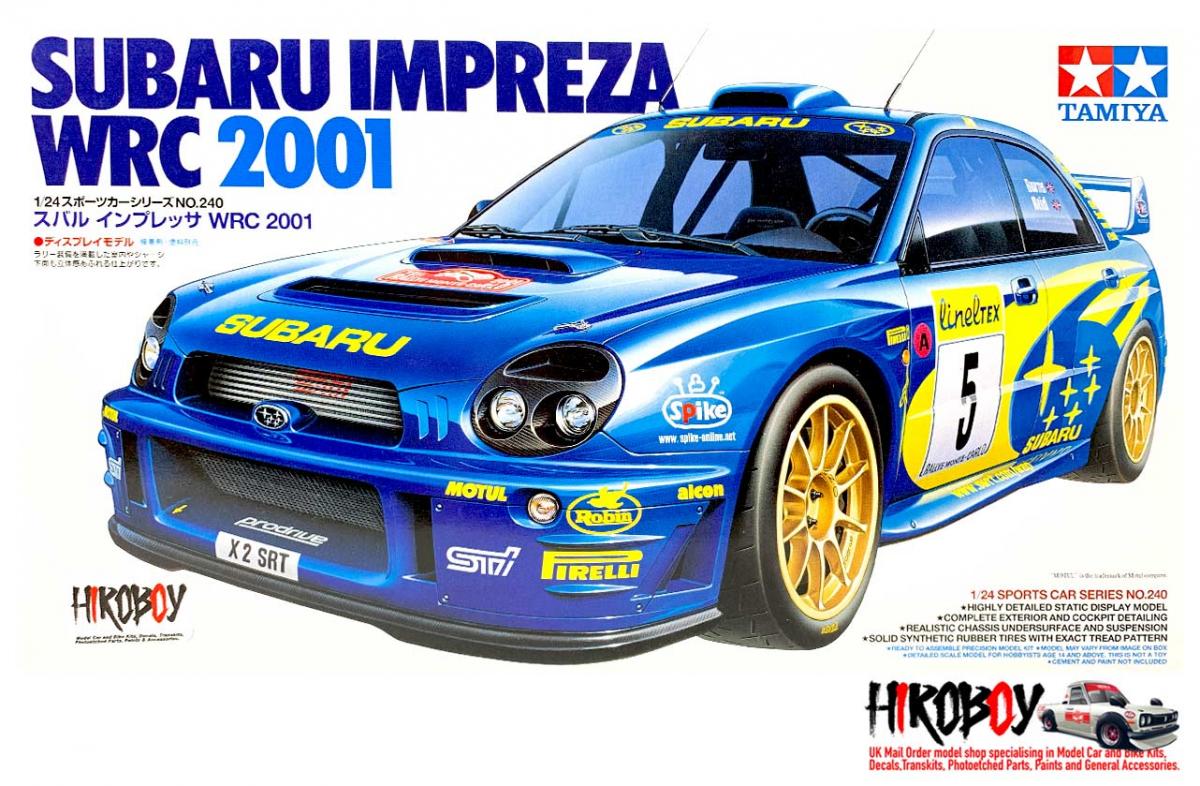 1:24 Subaru Impreza WRC 2001 24240 TAM24240 Tamiya