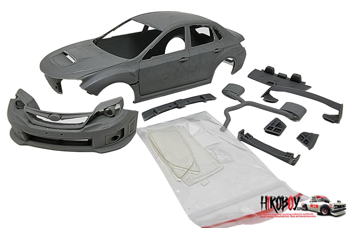 1:24 Subaru Impreza WRX-STI 2010 sedan transkit for Aoshima | DP