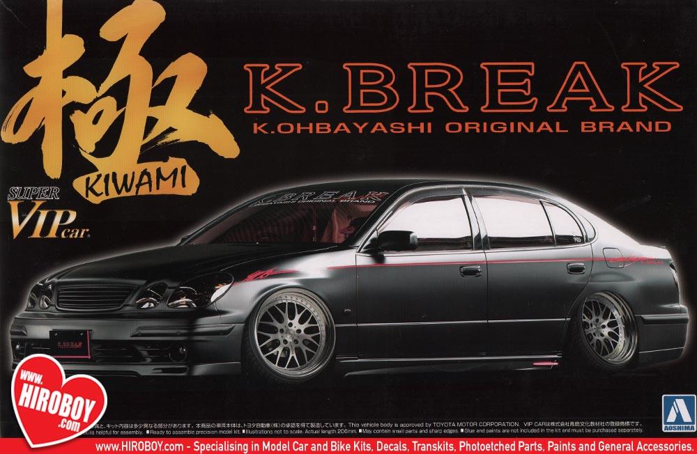 Aoshima 55410 Toyota K-Break Platinum JZS161 ARISTO 2000 1/24 scale kit 