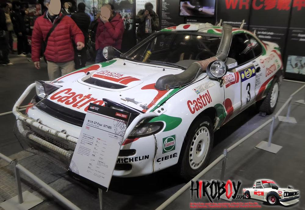 Diecast model cars Toyota Celica Turbo 1/43 HPI Turbo 4WD No.3 Castrol Y. Fujimoto / A.Hertz Safari Rally 1995