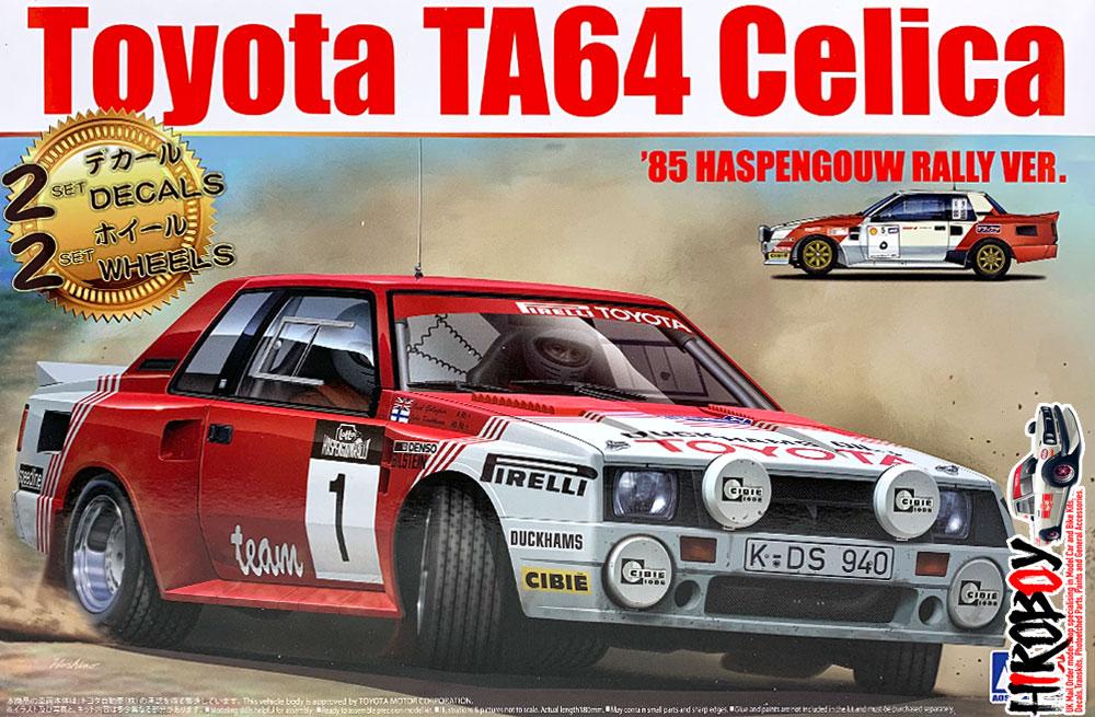 1:24 Toyota Celica TA64 - 1985 Haspengouw Rally | B24021