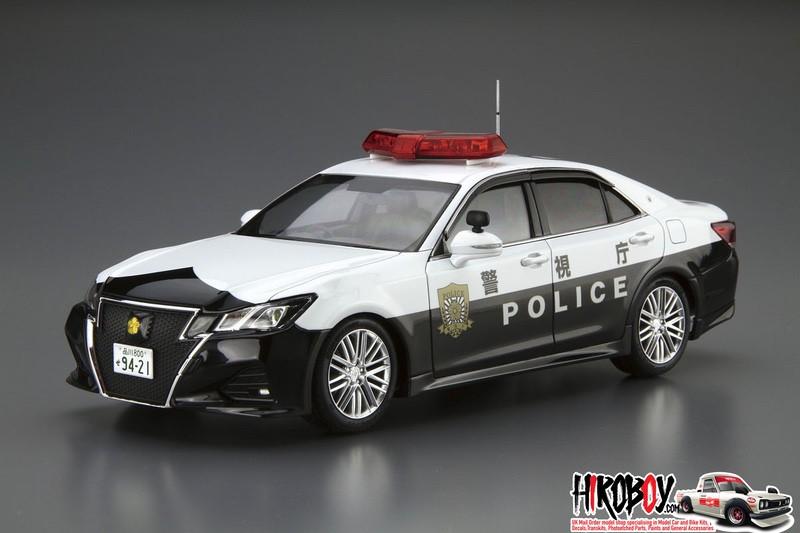 CROWN PATROL CAR GRS214-AEZRH 1/24 プラモデル 1:24 Toyota GRS214 Crown Patrol Car for Traffic Control `16 | AOS