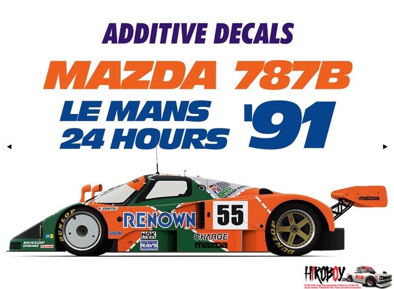 TAMIYA 1/24  MAZDA 787B '91 Le Mans Includes decals made by Caltograph Unopened