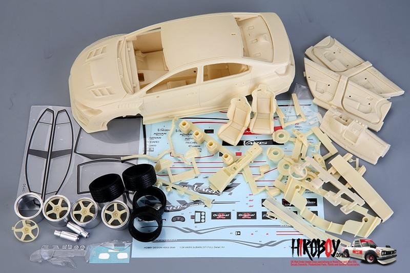 Hobby Design 1/24 Varis STI VAB Limited Edition Full Detail Kit 