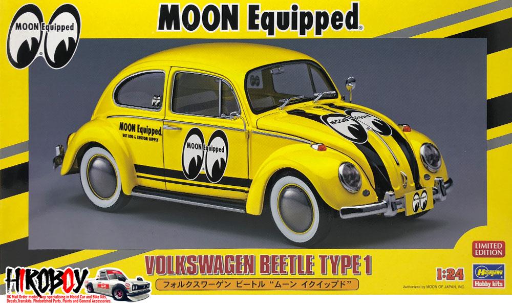 Bausatz 1:24 VW Beetle MOONEYES Volkswagen Käfer ** Hasegawa Plastic Model Kit 