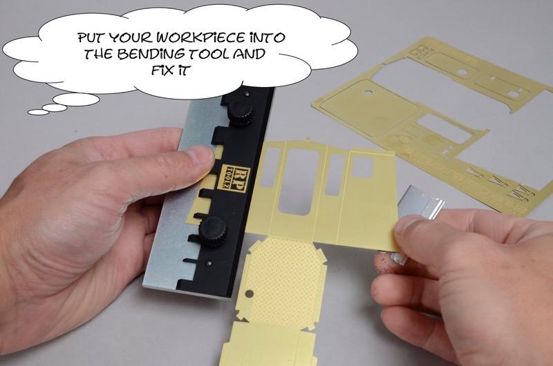 13cm Long Photoetch Folding Tool RP13 RP Toolz