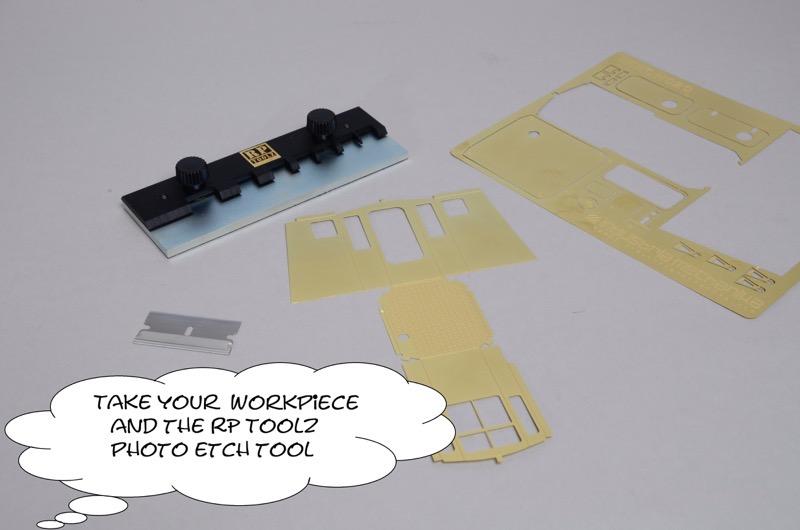 13cm Long Photoetch Folding Tool RP13 RP Toolz