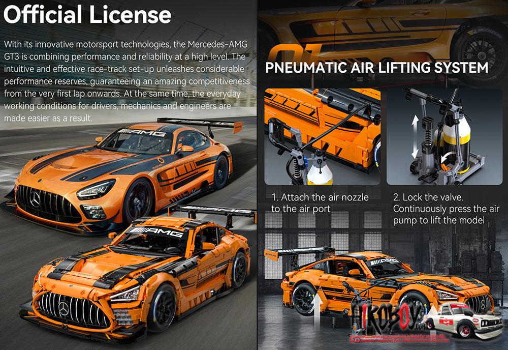 1:8 Mercedes AMG GT3 - 5466 pcs Bricks Kit | C64008W | CaDFI