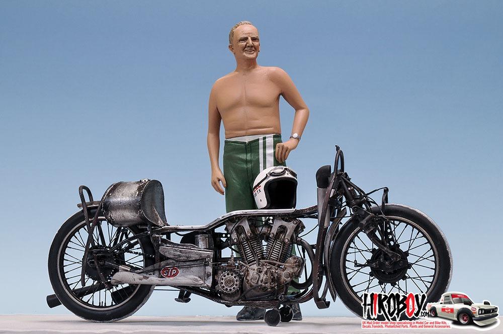 WORLDS FASTEST INDIAN HAND MADE 1/43 SCALE WHITE METAL KIT 