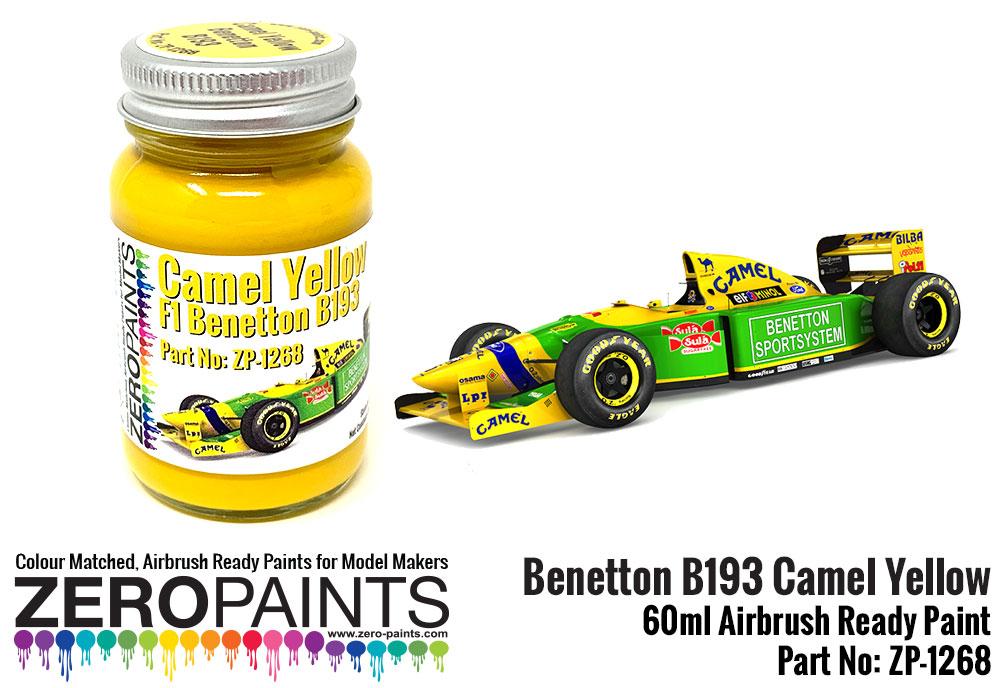 Benetton B193 Camel Yellow Paint 60ml | ZP-1268 | Zero Paints