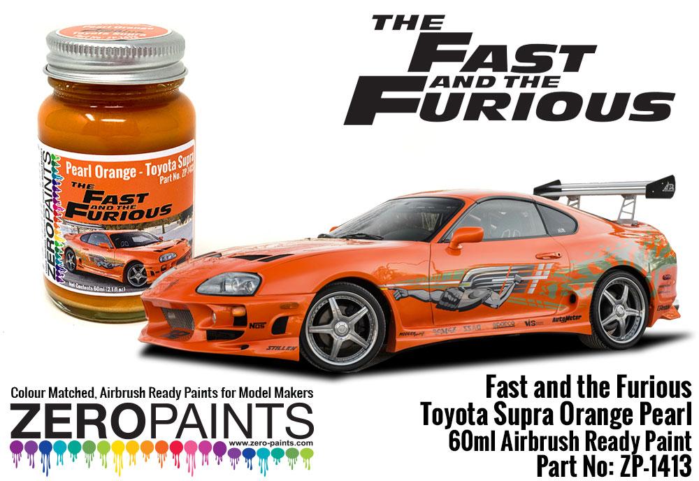 Fast And The Furious Toyota Supra Orange Pearl Paint 60ml Zp 1413 Zero Paints - Orange Pearl Paint Colors