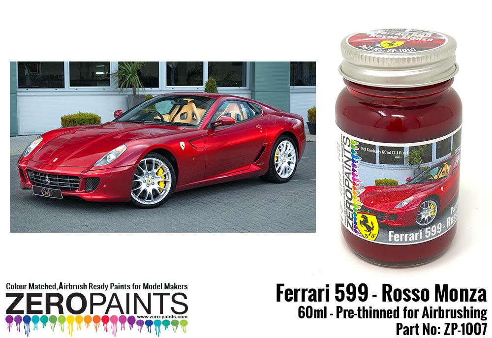 Zero Paints ZP-1007-101-111: Paint for airbrush Ferrari Argento