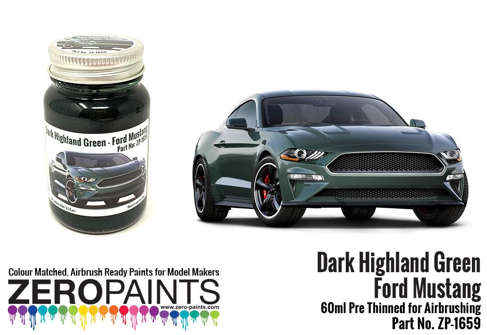 Ford Mustang - Dark Highland Green Paint 60ml | ZP-1659