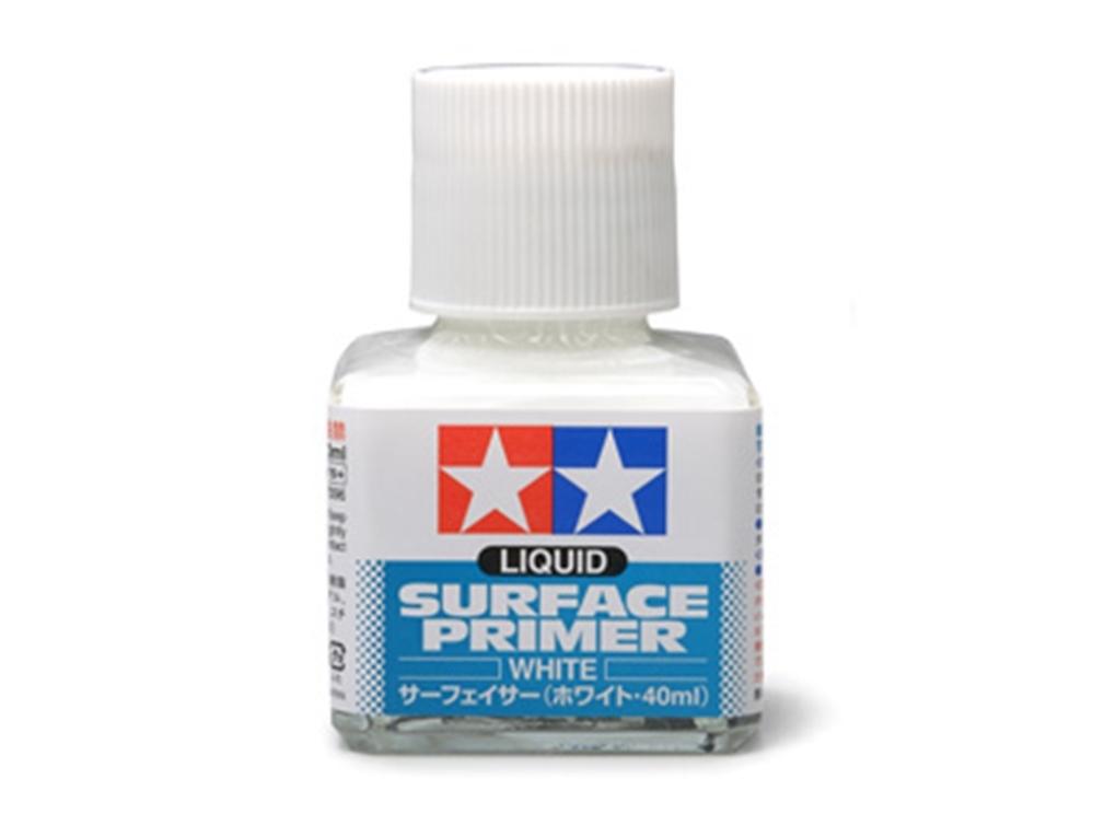 Liquid Surface Primer 40ml (White) 87096 TAM87096 Tamiya