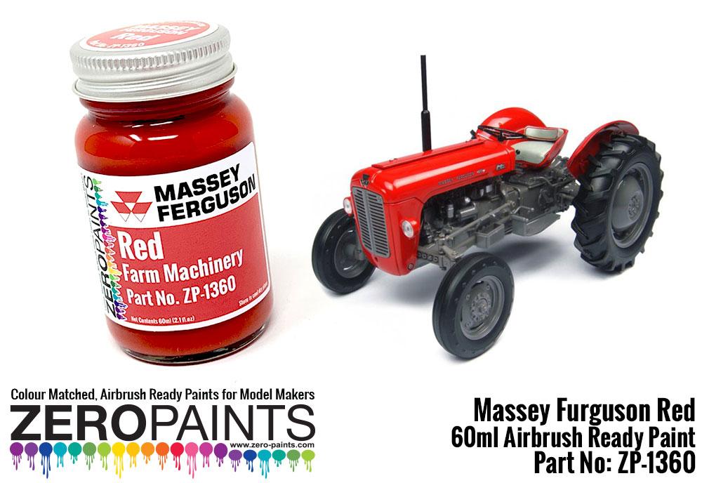 Massey Ferguson Red Paint 60ml Zp 1360 Zero Paints
