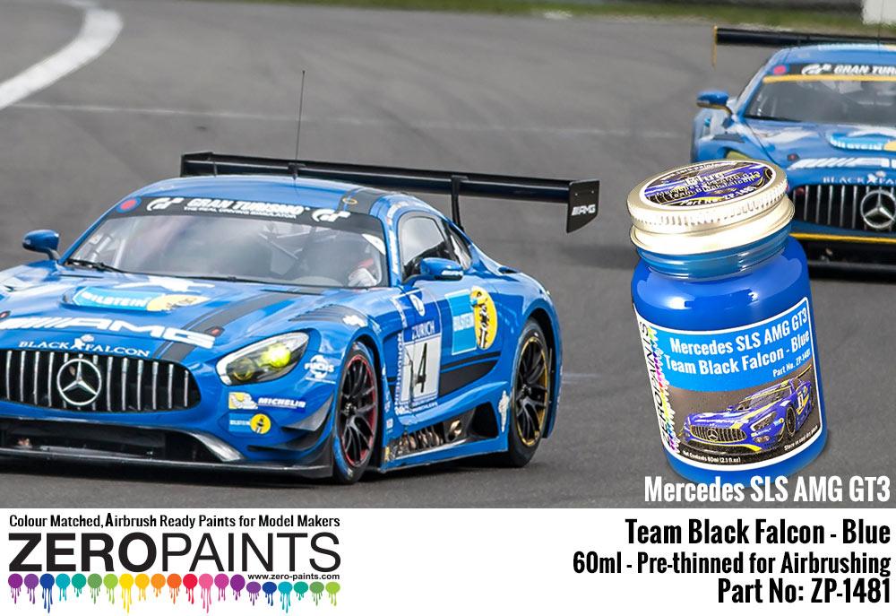Mercedes AMG GT3 Team Black Falcon Blue Paint 60ml | ZP-1481