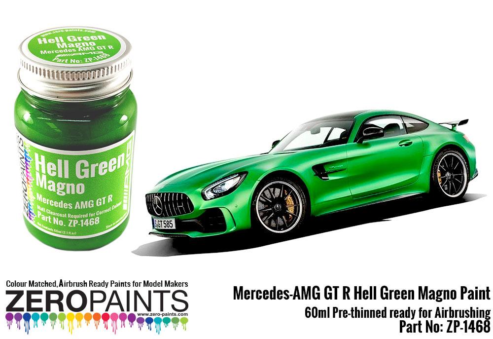 Mercedes Amg Gt R Hell Green Matt Paint 60ml Zp 1468 Zero Paints