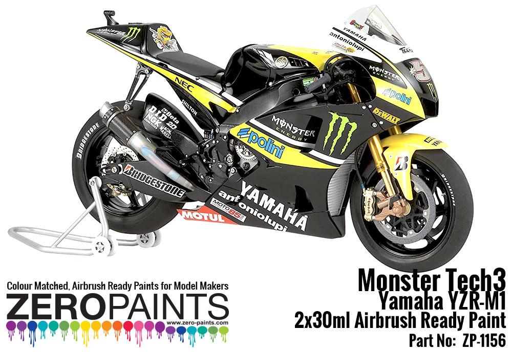 Monster Tech3 Yamaha YZR-M1 Paint Set 2x30ml | ZP-1156 | Zero Paints