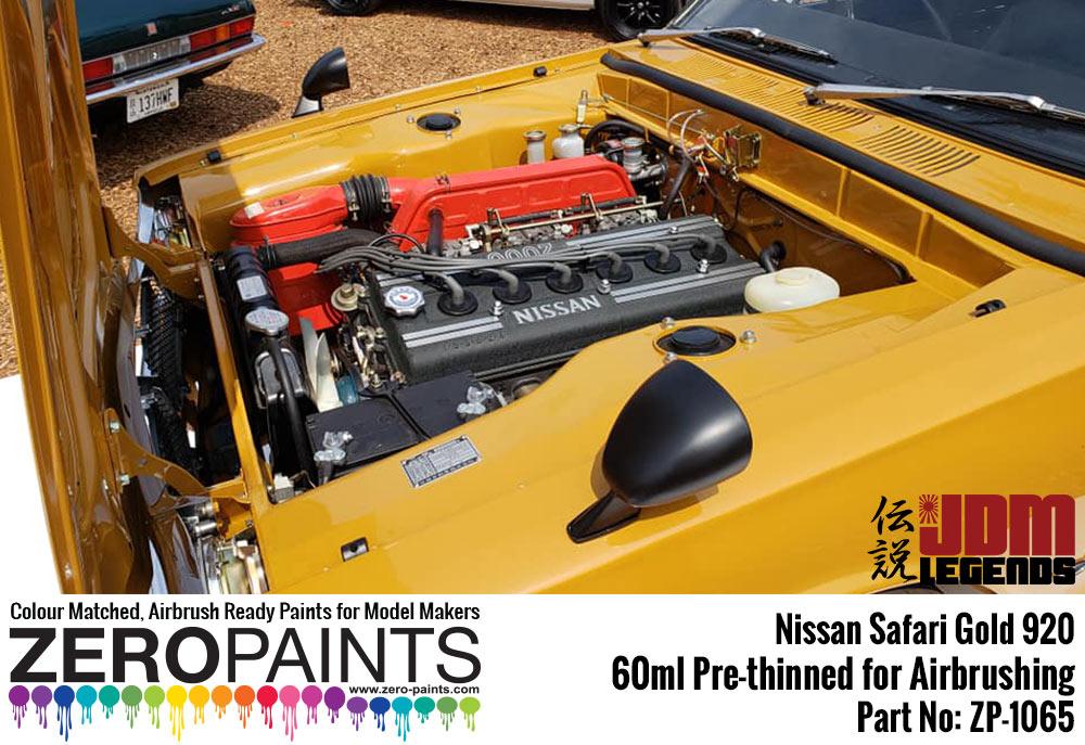 Nissan Safari Gold 920 Paint 60ml (240Z - Hakosuka) Ltd Edition | ZP ...