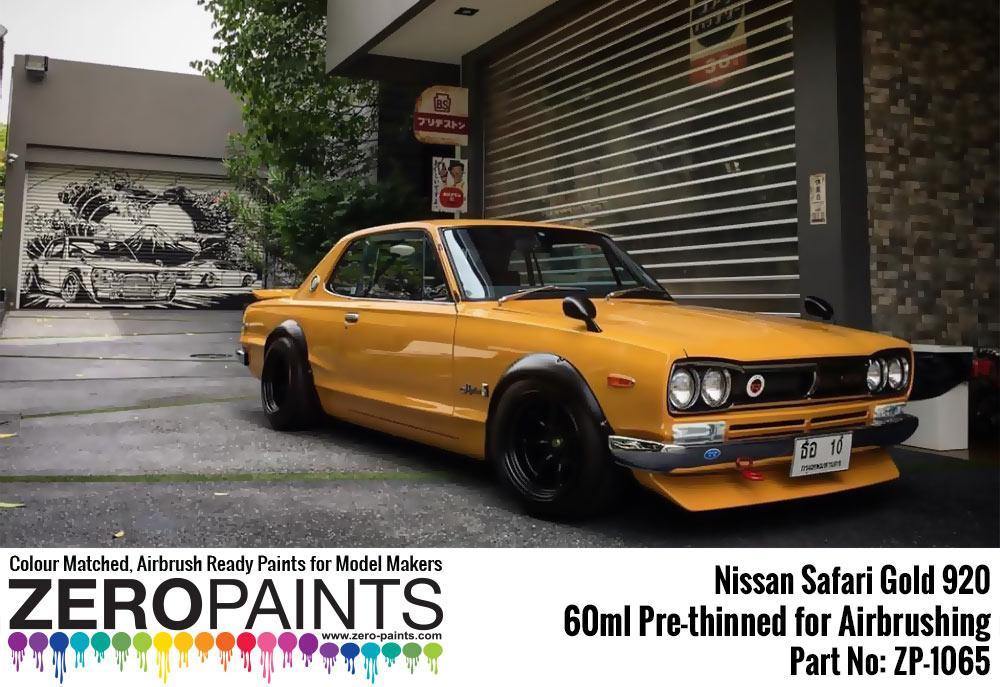 Nissan Safari Gold 920 Paint 60ml (240Z - Hakosuka) Ltd Edition | ZP ...