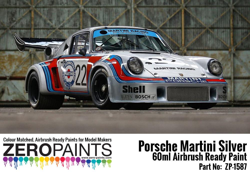 Porsche 911 Martini Silver Paint 60ml | ZP-1587 | Zero Paints