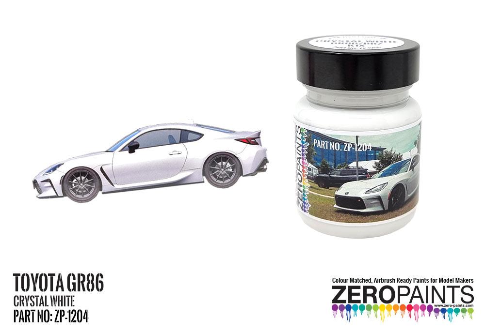Toyota GR86 Spark Red / Crystal White / Ice Silver paint 60ml