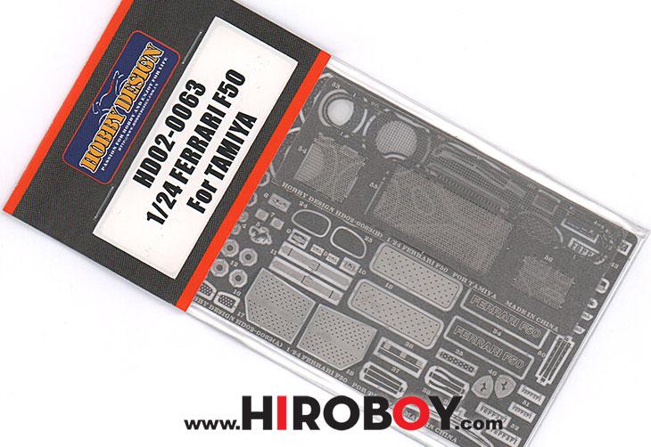 2pcs Hobby Design HD02-0063 Photoetch for 1/24 F50 for TAMIYA 