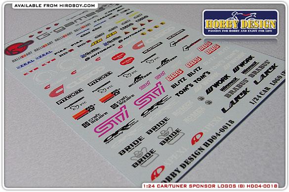Decal & Sticker Speed Hobby 1/20 Harness Manufacture Logos