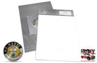 0.8mm Thick White Styrene / Plastic Card Sheet