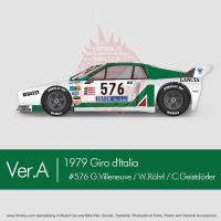 1:12 Lancia Beta Montecarlo Turbo - Ver.A : 1979 Giro d’Italia #576 G.Villeneuve / W.Röhrl / C.Geistdörfer