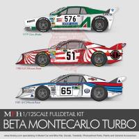 1:12 Lancia Beta Montecarlo Turbo - Ver.C : 1981 LM 24hours Race #65 M.Alboreto / E.Cheever / C.Facetti #66 R.Patrese / H.Heyer / P.Ghinzani #67 B.Gabbiani / E.Pirro