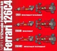 1:12 Ferrari 126C4M Ver B Full Detail Multi Media Kit