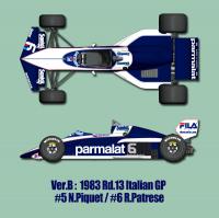 1:12 Brabham BT52B - Ver B  1983 Rd.13 Italian GP