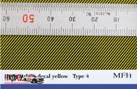 1:12 Carbon Decal Kevlar (Yellow) Type 4 P1174