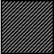 1:12 Carbon Fiber Decal Twill Weave Black/Pewter #1012