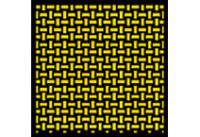 1:12 Carbon Kevlar DecalBasket Weave Yellow/Black #1312