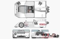 1:12 Chaparral 2J Full Detail Multi Media Kit