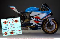 1:12 Ducati 1199 Martini Racing Decals for Tamiya