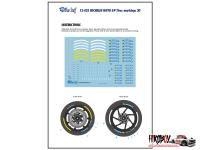 1:12 Michelin Tyre Decals for Moto GP Bikes 20's