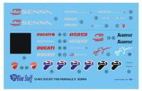 1:12 Ducati 1199 Panigale S Senna Decals for Tamiya