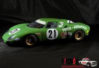 Look Smart 1:43 - Rennwagenmodell - Ferrari 365 P2 #16 24H Le Mans 1966 Richard Attwood David Piper Lslm136