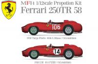 1:12 Ferrari 250 TR 1958 - Crubside Multi Media Kit