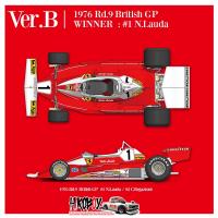 1:12 Ferrari 312T2 ’76 Ver.B : 1976 Rd.9 British GP Winner #1 N.Lauda / #2 C.Regazzoni