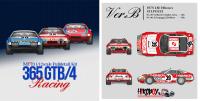 1:12 Ferrari 365 GTB/4 Racing Ver.B : 1973 LM 24hours CH.POZZI